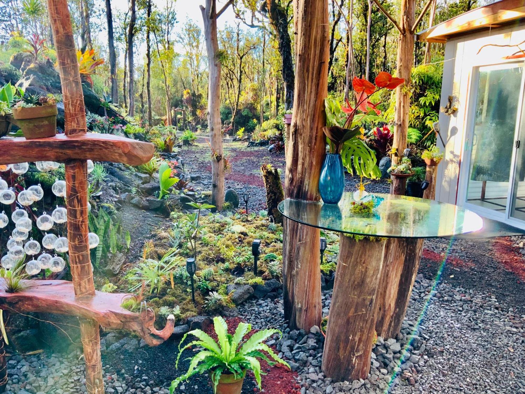 Exotic Garden Cottage At Amazing Volcano Fissure Mountain View エクステリア 写真