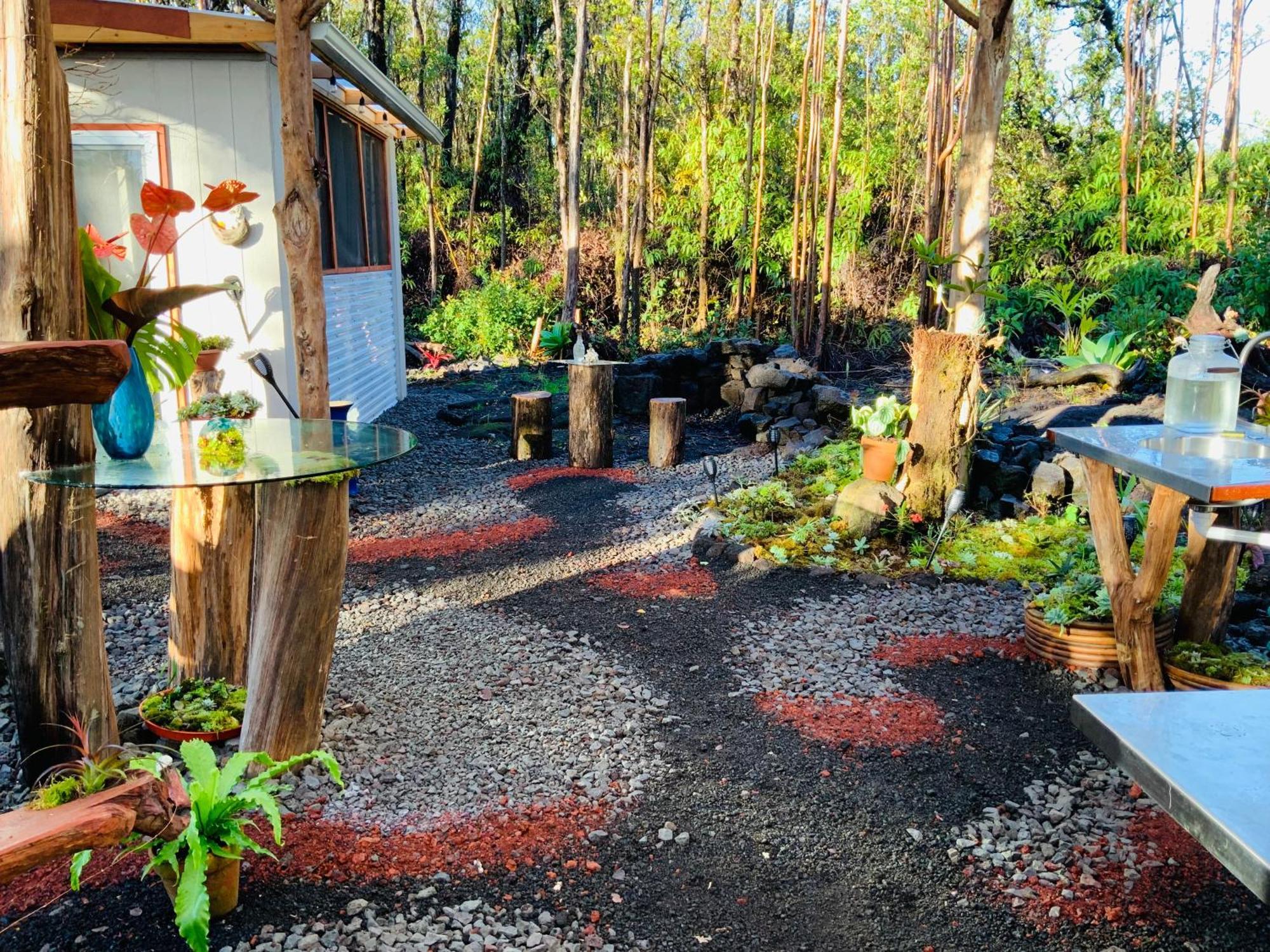 Exotic Garden Cottage At Amazing Volcano Fissure Mountain View エクステリア 写真