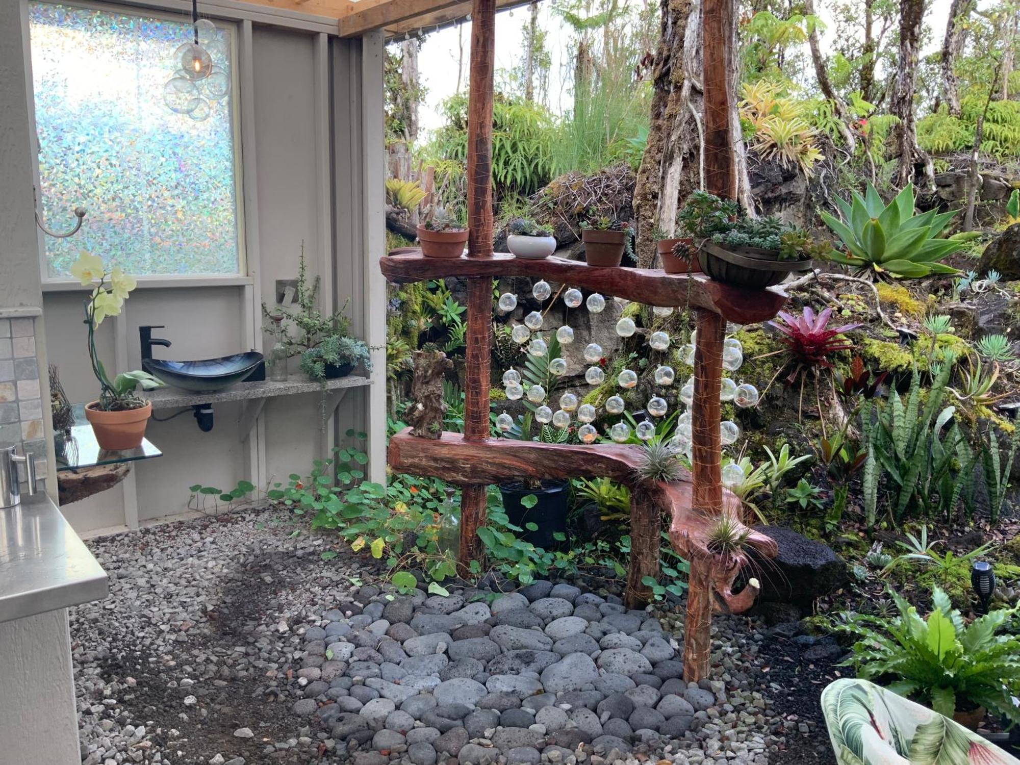 Exotic Garden Cottage At Amazing Volcano Fissure Mountain View エクステリア 写真