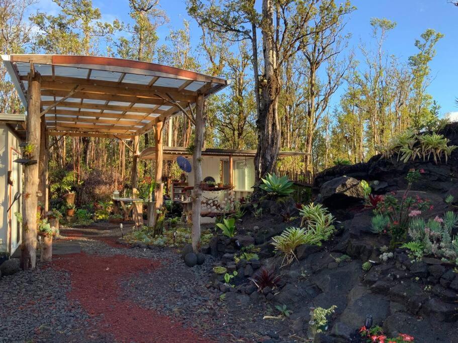 Exotic Garden Cottage At Amazing Volcano Fissure Mountain View エクステリア 写真