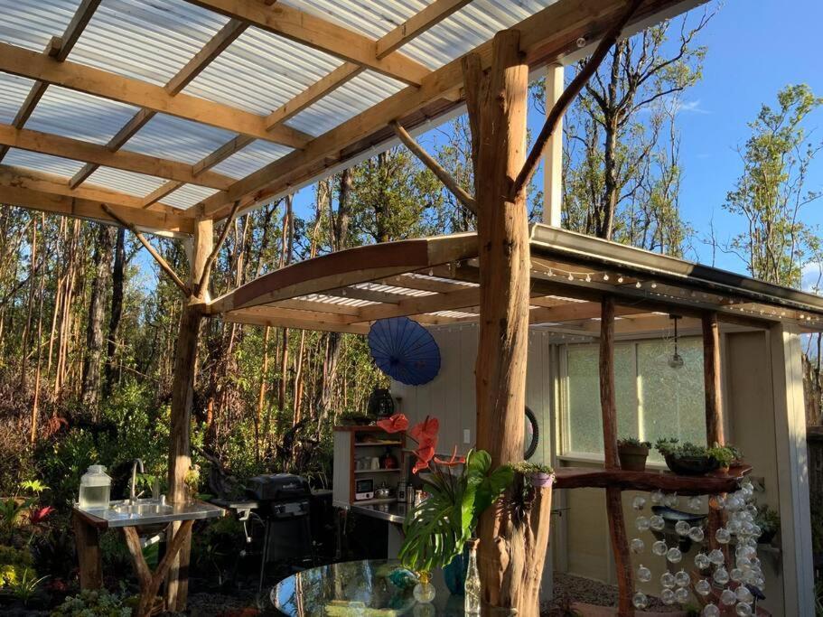 Exotic Garden Cottage At Amazing Volcano Fissure Mountain View エクステリア 写真