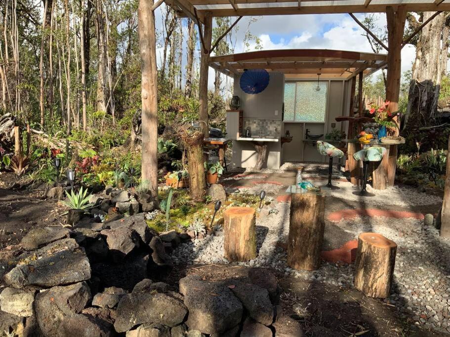 Exotic Garden Cottage At Amazing Volcano Fissure Mountain View エクステリア 写真