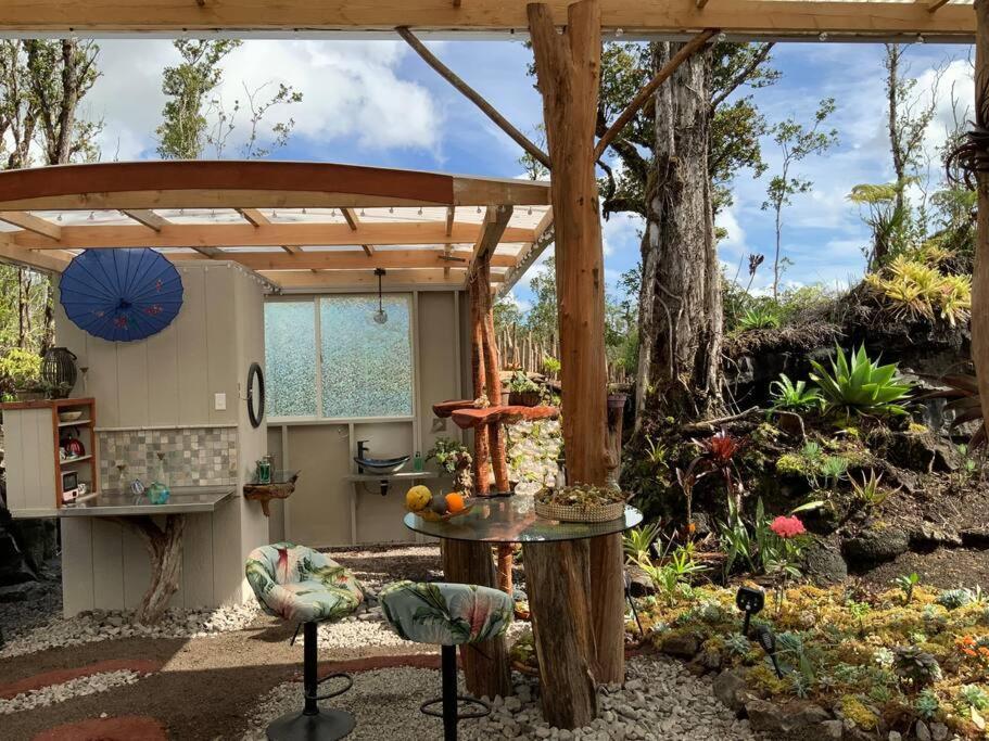 Exotic Garden Cottage At Amazing Volcano Fissure Mountain View エクステリア 写真