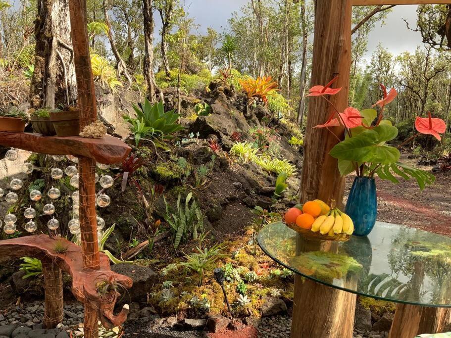 Exotic Garden Cottage At Amazing Volcano Fissure Mountain View エクステリア 写真