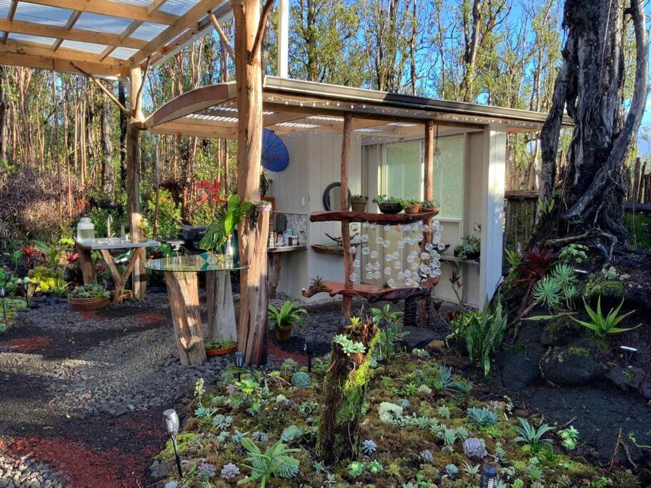 Exotic Garden Cottage At Amazing Volcano Fissure Mountain View エクステリア 写真